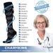 CHARKMING Compression Socks 8-Pair Set | 15-20 mmHg Support for Men & Women | Ideal for Athletic Running & Cycling | Large-X-Large | Black/Blue - Buy Online on GoSupps.com