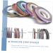 Healeved 60 Pcs Adhesive Line Sticker Flash Tape Color Tape Epoxy Colored Duct Tape Colorful Tape Manicure Sticker Washi Tape Dispenser Decor Gold and Silver Thread Nail Stickers - Buy Online on GoSupps.com