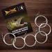 Hercules Pre-Tied Loop Fly Fishing Leader 6 Pack with Tapered Wallet 9FT - 4X, 4.9LB - 6pcs - Buy Online on GoSupps.com