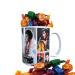 Presley King of Rock n Roll Personalised Music Icon Mug with Choice of Sweets Gift