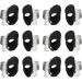 L 6 Pairs Soft Flexible Toe Separator Corrector for Overlapping Toes - Men and Women - Toe Spacers and Ball of Foot Cushions - Buy Online on GoSupps.com