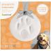 Pearhead Pet DIY Pawprints Keepsake Kit - Silver Ribbons Pawprint Ornament for Dogs or Cats - Buy Online on GoSupps.com
