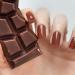 Avoa Beauty Nail Film - Don't Be Choco-Late | Long-Lasting Self-Adhesive Brown Monochrome Nail Wraps | 16 Thin Designs for Stunning Nails - Buy Online on GoSupps.com