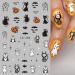 Halloween Nail 14 Sheets Pumpkin Autumn Halloween Nail Art Stickers Decals Self Adhesive Ghost Pumpkin Skull Designs Nail Decorations Halloween Supplies for Women Girls & Kids - Buy Online on GoSupps.com
