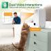 Pet Monitoring Camera Dog Treat Dispenser - CENGCEN Wifi HD Camera with Two-Way Audio, Remote Tossing, and Night Vision - Wall Mounted, App Compatible with Android/iOS - Buy Online on GoSupps.com