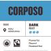 CORPOSO Organic Ground Coffee | Very Dark Roast | Specialty Grade Certified Fairtrade Drip V60 Pour Over | Caf William Sustainable Canadian Coffee Roaster | Caf Cors Biologique Moulu 340 g resealable bag (pack of 4) CORPOSO 340 g (Pack of 4) - Buy Online on GoSupps.com