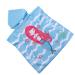 FEBE Bath Poncho Children Bath Towel With Hood Bathrobe for Toddler Little Mermaid