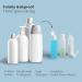 Kunz Packaging 100ml Travel Bottles - 5 Set Silicone-Free Liquid Containers for Aircraft Travel - Buy Online on GoSupps.com