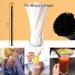 FOREVERIE 500 Counts Individually Wrapped Black Bendy Straws Plastic for Adaptive Drinking Soft Thin Standard 0.24 Inch Diameter 8.27 Inches Length Bulk Pack - Buy Online on GoSupps.com