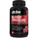 Blood Pressure Support Supplement Pills - Herbal Heart Health Supplements with Natural Hawthorn, Garlic & Hibiscus Extract Formula for Hypertension - High Circulation Health Vitamins & Herbs Capsules