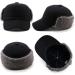 Comhats Wool Baseball Cap Men Fur Hunting Trapper Dad Hat Earflap Unisex Black Large - Buy Online on GoSupps.com