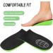 Height Increase Insoles for Men Women Elastic Shock Absorbing Heel Lift Inserts Shoe Cushion Pad Soft Comfort Height Lift Shoes Insoles (3.5cm Black&Green) 3.5cm Black&green - Buy Online on GoSupps.com