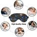 Blue Butterflies Print Double-Sided Eye Mask | Soft Light Blocking Sleep Aid for Enhanced Sleep Quality - Buy Online on GoSupps.com