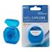 Wellsamed dental floss in a 50m dispenser for thorough interdental cleaning (tasteless 1 piece)