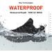 Grand Attack Men's Waterproof Hiking Shoes - Wide Toe Box, Strong Grip & Durable | Size 8-13 (10.5) | Black - Buy Online on GoSupps.com