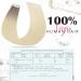 Moresoo Virgin Tape-In Extensions | Real Hair Ombre Ash Blonde to Platinum - 55cm 5PCs #R19T60 - Buy Online on GoSupps.com