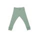 SpudKidz Organic Cotton Green Ribbed Leggings 18-24 Months Green