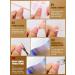 Kalolary 20PCS Luminous Glitter Gel Nail Polish Strips - Glow in the Dark Adhesive Full Wrap Sticker Set with Nail File - Waterproof Pink Gel Nail Wrap Stickers - Buy Online on GoSupps.com