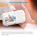 VTech Video Baby Monitor with 1000ft Long Range  Auto Night Vision  2.8 Screen  2-Way Audio Talk  Temperature Sensor  Power Saving Mode  Lullabies and Wall-mountable Camera with bracket  White 2.8" screen - Buy Online on GoSupps.com