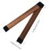 Donut Hair Bun Maker - 3PC Hair Accessories for DIY Styling | French Twist Tool & Clip (Dark Brown) - Perfect for Elegant Hair Buns - Buy Online on GoSupps.com