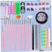 Healeved 2 Sets Drill Nail Art Pen Nail Dotting Tools Nails Rhinestones Nail Art Tools Nail Art Brush Diamond Nail File para U as Pro Tools Kit De Manicura Nail Art File Manicure Nail Lamp - Buy Online on GoSupps.com