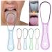 Premium Purple Tongue Scraper for Adults - Unisex Mouth Care Tool for Optimal Tongue Cleaning & Fresh Breath - Buy Online on GoSupps.com