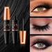 EDAT Waterproof Thick Lengthening Silk Fiber Mascara 4D Silk Fiber Mascara for Eyelashes for Women Black Long Lasting Smudge Resistant Curly Eyelash Mascara3Pcs - Buy Online on GoSupps.com