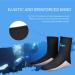 Yonsub 5mm Neoprene Diving Socks for Men and Women - Anti-Slip Wetsuit Boots - Black, XX-Large - Buy Online on GoSupps.com
