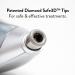 Microderm GLO Premium Diamond Microdermabrasion Tips - Medical Grade Stainless Steel Accessories with Patented Safe3D Technology - Safe for All Skin Types (Premium) - Buy Online on GoSupps.com