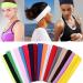 YMHPRIDE 18-Piece Colorful Sports Yoga Headbands - Stretchy Cotton Hairbands for Girls & Women | Perfect for Fitness & Fashion - Buy Online on GoSupps.com
