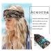 Set of 4 Aceorna Boho Leopard Twist Headbands for Women and Girls - Wide Bandeau Hair Bands for Yoga and Stylish Sweatband Accessories - Buy Online on GoSupps.com