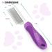 Detangling Pet Comb with Stainless Steel Teeth for Safe & Gentle DIY Grooming - Dog & Cat Detangler Tool for Removing Matted Fur, Knots & Tangles - Buy Online on GoSupps.com