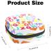 Period Storage Bag | Sanitary Napkin & Makeup Pouch Colorful Alphabet Color2615 - Buy Online on GoSupps.com