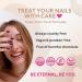 Eternal White French Nail Polish Set (ET VOILA) - 5 Piece Clear Nail Polish Set Quick Dry & Long Lasting Pastel Colors DIY Manicure & Pedicure Kit for Women Made in USA - Buy Online on GoSupps.com