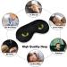 LynaRei Cute Black Cat Sleep Mask - Adjustable Strap, Soft Eye Cover - Buy Online on GoSupps.com