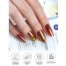 Kalolary Red Chrome Gel Nail Strips - Metallic Nail Wraps for Christmas & New Year | Long Lasting Salon Quality | International Shipping - Buy Online on GoSupps.com