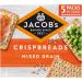 Oven Baked Crispbreads and Cracker Variety Pack - 3 Delicious Flavours with Jacobs Mediterranean Rosemary Mixed Grains and Chives (3 x 190g) - Buy Online on GoSupps.com