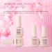 Lemecima 6-Piece Long Lasting UV Gel Nail Polish Set in Princess Pink - Shellac Nail Polish Gift for Women - Nail Art Salon Quality at Home - Buy Online on GoSupps.com