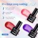 Gelfavor 14 PCS Gel Nail Polish Kit Classic White & Black with Mini UV Light Base & Top Coat Soak Off DIY Gel Kit for All Seasons | 14SET-001-Mini - Buy Online on GoSupps.com