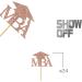 MonMon & Craft Congrats MBA Cupcake Toppers/MBA Graduation Cupcake Decor/Congrats Grad Cupcake Toppers/MAB Graduation Party Cupcake Decorations/Rose Gold Glitter 24 Pcs - Buy Online on GoSupps.com