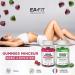 Eafit Slimming - Fat Burner - Fat Burner - Weight Loss - Sugar Free - Vegan - Guarana - Chrome - Green Coffee and Cola - 60 Red Fruit Gummies - Cure for 1 Month - Made in France - Buy Online on GoSupps.com