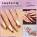 VANREESA Gel Nail Kit with 36W UV LED Lamp - 12 Colours Polish Set, Glossy Matte Finish, Base Top Coat, Complete Starter Kit for Beginners - Violet & Beige - Buy Online on GoSupps.com