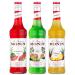 Set of exotic syrups - 3x70cL Watermelon, Kiwi, Pineapple