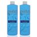 Gelish Nail Soak Off Surface Gel UV Top Coat Cleanser Bottle, 16 Fl Oz (2 Pack) 16 Fl Oz (Pack of 2)