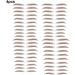 twcrvil Easy To Apply Eyebrows Professional Accessories Authentic Makeup Products Tint For Eyebrows Multiple Styles To Choose Brown-02 4pcs - Buy Online on GoSupps.com