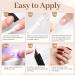 Modelones 500PC Nail Tips & Glue Gel Kit - 4-in-1 Full Cover Nail Extension Set for Press-On Nails & Art - Almond & Transparent - Buy Online on GoSupps.com
