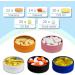 Portable 9 Pack Small Pill Organizer Box - Shatter-Proof & Waterproof & Includes 32 Blank Labels - Perfect for Travel & Daily Supplements - All Orange - Buy Online on GoSupps.com