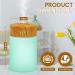 RUGERO 250ml Portable Cool Mist Air Humidifier with 7 LED Lights - Bedroom, Baby, Yoga, Office, Car - Light Wood Grain Finish | Mini Auto-Off Plant Humidifier - Buy Online on GoSupps.com