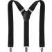 Clundoo Extra Strong Braces for Men & Women - 3.5 cm Wide Elastic with 3 Metal Clips - Adjustable Rush Carrier - Buy Online on GoSupps.com