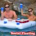 GoPong Pool Party Barge - Floating Beer Pong Table with Cooler & Cup Holders - Buy Online on GoSupps.com